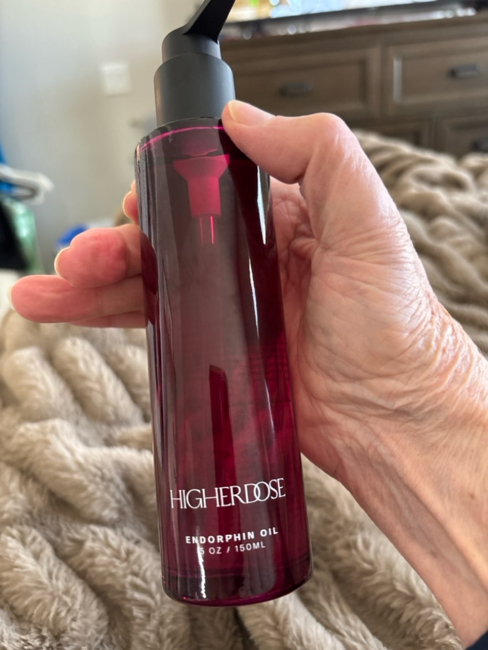HIGHERDOSE Endorphin Oil - Deep Magenta Pump Bottle